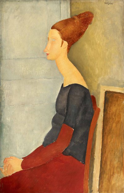 Jeanne Hébuterne con henné da Amedeo Modigliani
