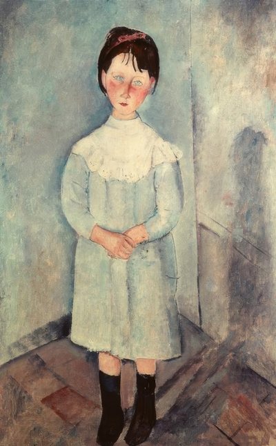 La bambina in blu da Amedeo Modigliani