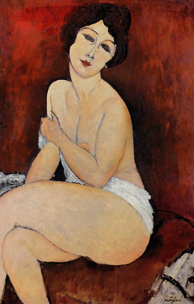 Grande nudo seduto da Amedeo Modigliani