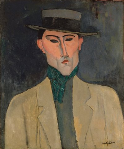 Uomo con cappello da Amedeo Modigliani