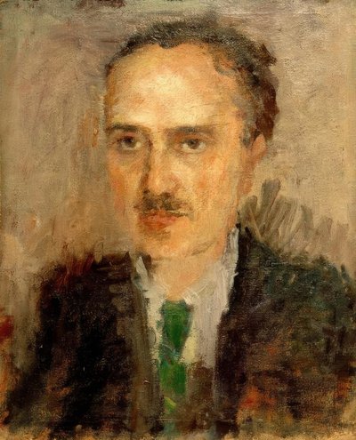 Uomo con baffi da Amedeo Modigliani
