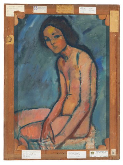 Nudo seduto da Amedeo Modigliani