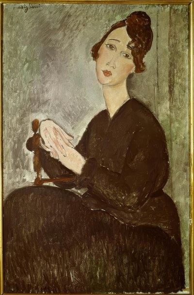 Ritratto di Dédie (Odette Hayden) da Amedeo Modigliani