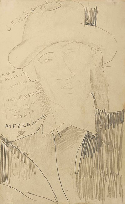 Ritratto di Blaise Cendrars da Amedeo Modigliani