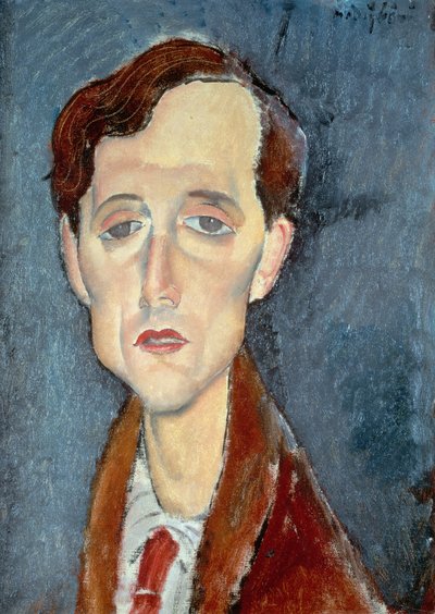 Ritratto di Franz Hellens, 1919 da Amedeo Modigliani
