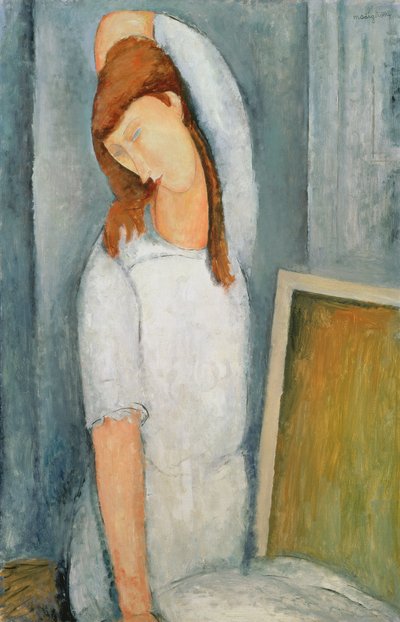 Ritratto di Jeanne Hebuterne (1898-1920) con il Braccio Sinistro Dietro la Testa da Amedeo Modigliani