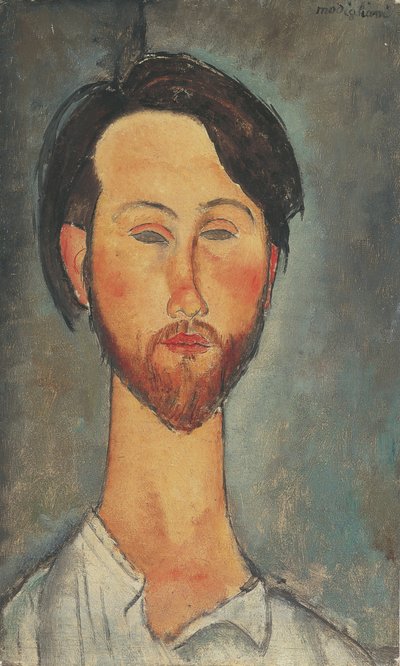 Ritratto di Léopold Zborowski 1889-1932, 1918 da Amedeo Modigliani