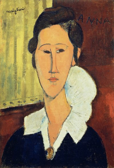 Ritratto di Madame Hanka Zborowska, 1917 da Amedeo Modigliani