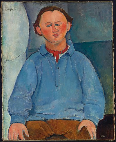 Ritratto dello scultore Oscar Miestchaninoff, 1916 da Amedeo Modigliani
