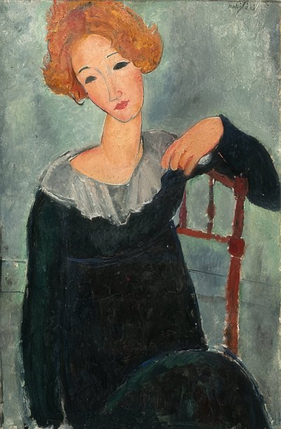 Donna dai capelli rossi da Amedeo Modigliani