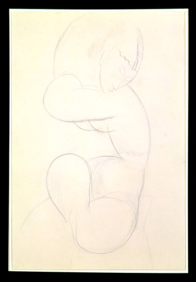 Nudo femminile seduto da Amedeo Modigliani