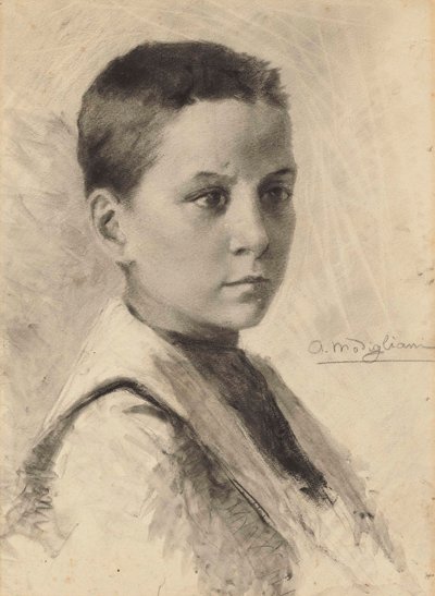 Autoritratto, 1899 da Amedeo Modigliani