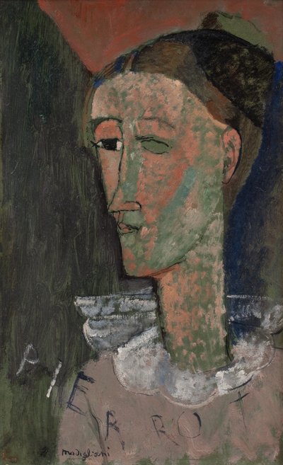 Autoritratto come Pierrot da Amedeo Modigliani