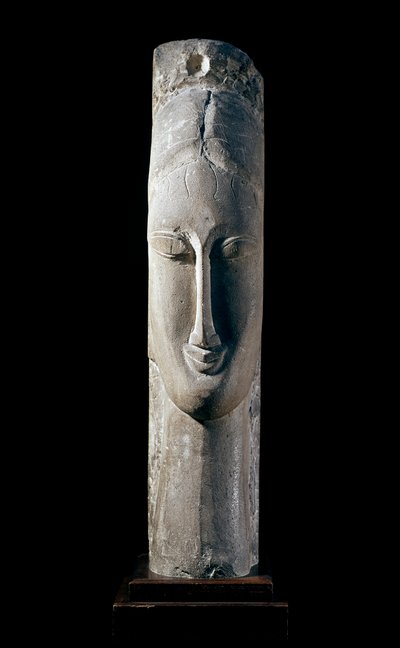 Testa di donna (scultura di Amedeo Modigliani) da Amedeo Modigliani