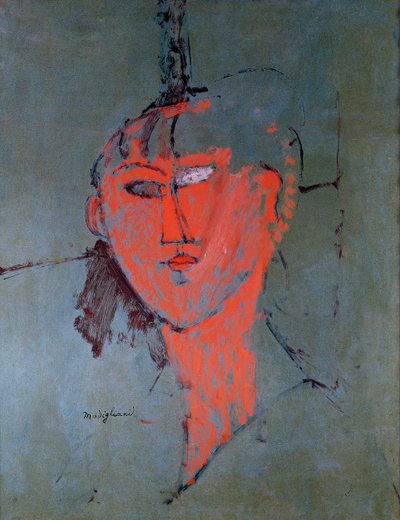 La testa rossa da Amedeo Modigliani