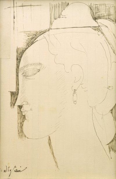 Testa di donna da Amedeo Modigliani