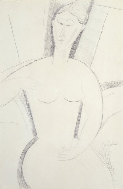 Donna seduta da Amedeo Modigliani