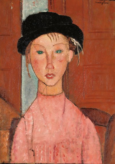 Giovane ragazza con un berretto, 1918 da Amedeo Modigliani
