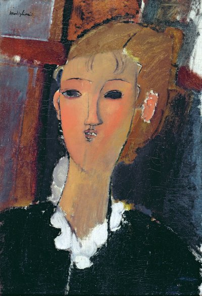 Giovane donna con una piccola gorgiera da Amedeo Modigliani