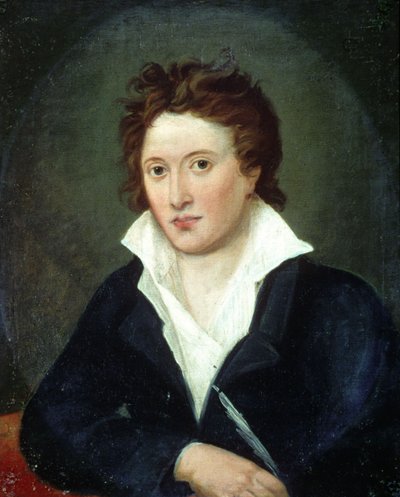Ritratto di Percy Bysshe Shelley (1792 - 1822) da Amelia Curran
