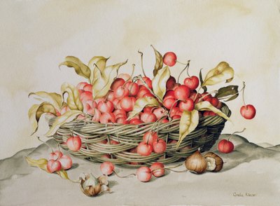 Cesto di ciliegie, 1998 da Amelia Kleiser