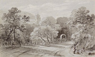 Una strada di campagna, Hastings, c.1803 da Amelia Long