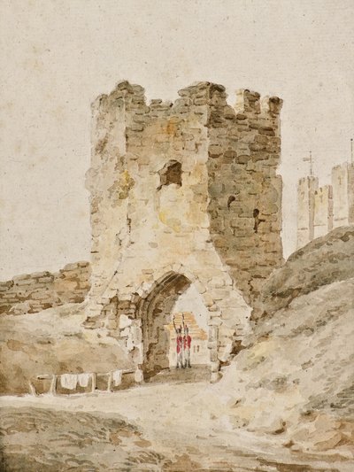 Due soldati in servizio al Castello di Dover, c.1805 da Amelia Long