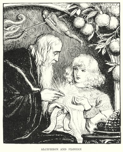 Alciphron e Florian da Amelia M. (attr.to) Bowerley or Bauerle