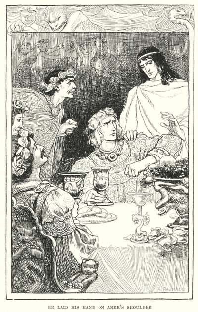 Posò la mano sulla spalla di Aner da Amelia M. (attr.to) Bowerley or Bauerle