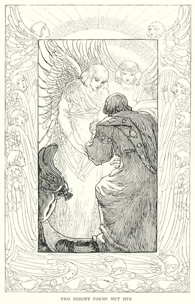 Due forme luminose lo incontrarono da Amelia M. (attr.to) Bowerley or Bauerle