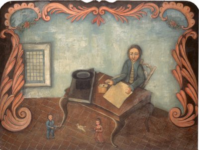 Al tavolo da scrittura da American 18th Century