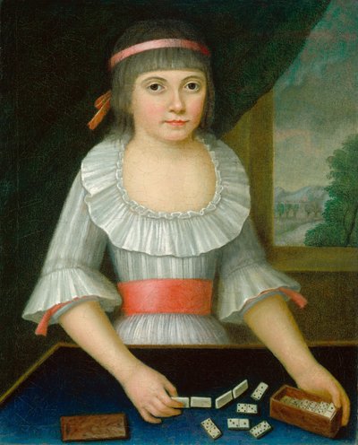 La Ragazza del Domino da American 18th Century