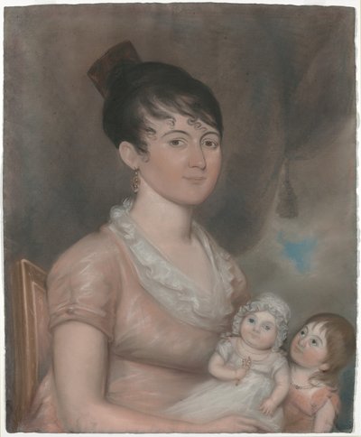 Anna Margaret Blake e i Suoi Due Bambini da American 19th Century