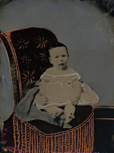 Ritratto di un bambino da American 19th Century