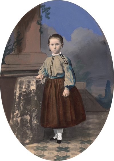 Ritratto di una Ragazza da American 19th Century