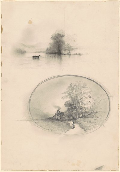 Paesaggio marino e paesaggio da American 19th Century