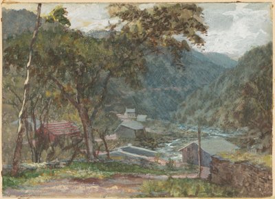 Ingresso a Kauterskill Clove, Monti Catskill da American 19th Century after John Frederick Kensett
