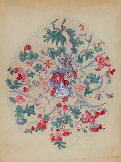 Dettaglio da Quilt applicato da American 20th Century