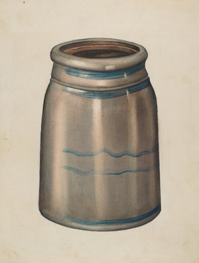 Vaso di terracotta da American 20th Century