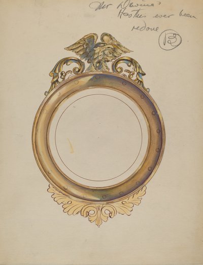 Cornice per specchio da American 20th Century