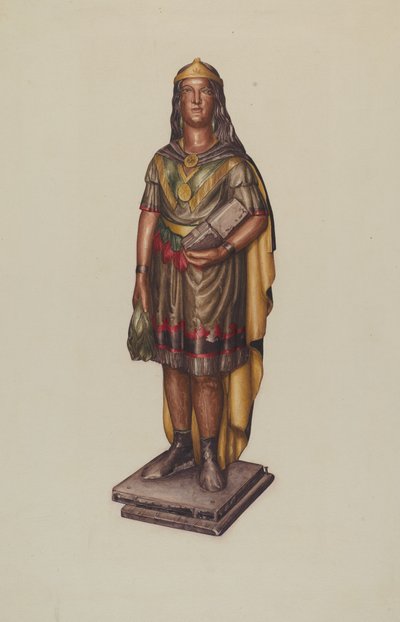 Figura indiana da American 20th Century