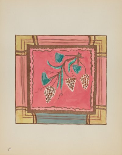 Tavola 17: Uva, Pannello dell