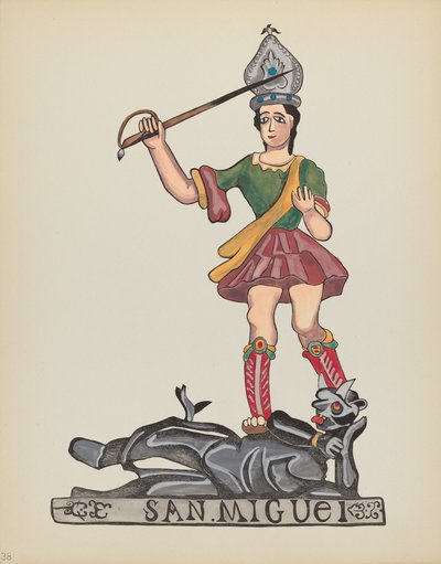 San Michele: Dal Portfolio "Spanish Colonial Designs of New Mexico" da American 20th Century