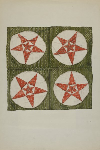 Blocchi di quilt - Stella applicata da American 20th Century