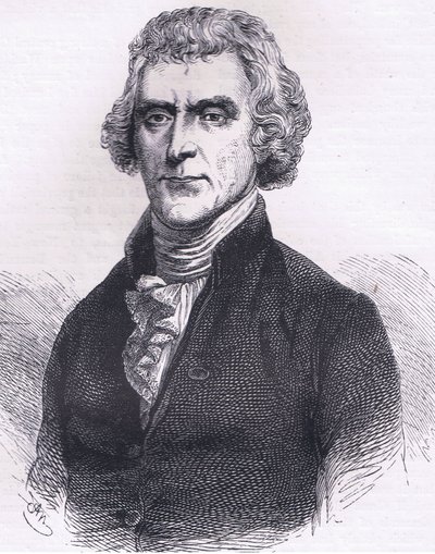 Thomas Jefferson, illustrazione da Cassells History of the United States pubblicata da Cassell, Petter & Galpin, c.1900 (litografia) da American English school