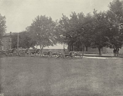Batteria a Fort Omaha, Nebraska da American Photographer (after)