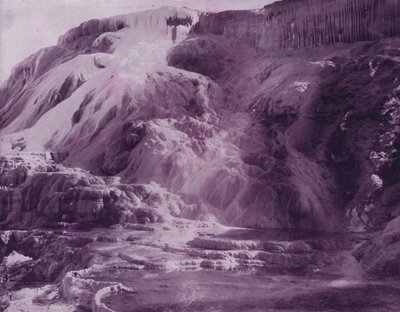 Beryl Springs e Cleopatra Terrace, Parco Nazionale di Yellowstone da American Photographer (after)
