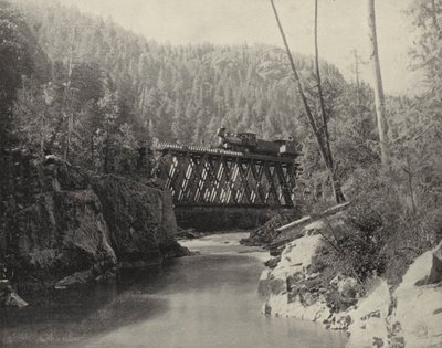 Ponte nel Canyon di Animas, Colorado (foto in b/n) da American Photographer (after)