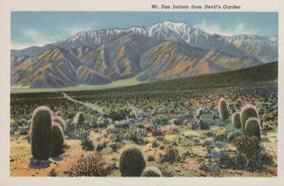 California: Monte San Jacinto dal Giardino del Diavolo da American Photographer (after)