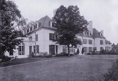 Charles A Platt: Casa in Connecticut, Facciata Nord da American Photographer (after)